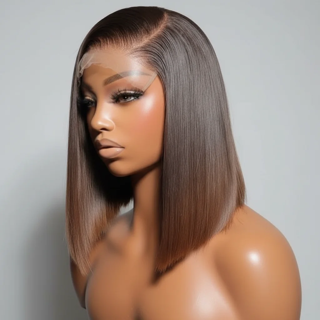 Two Tone Vietnam Bone Straight Bob